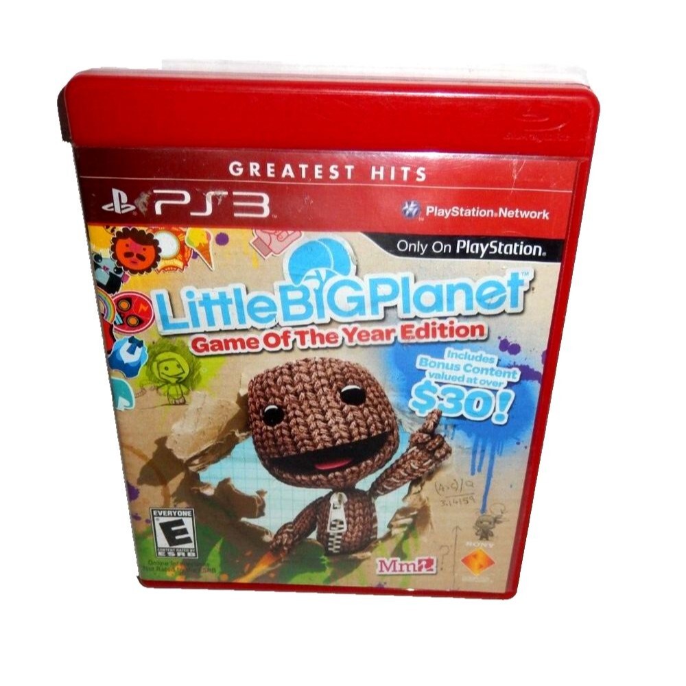Little Big Planet Game Of The Year Edition Sony PS3 PlayStation 3 With Manual